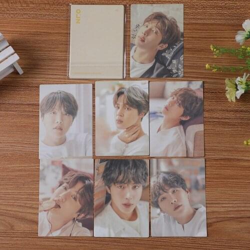 KPOP Bangtan Boys Map Of The Soul 7 LOMO Card Double Sides Photo card JUNG KOOK JIMIN JIN SUGA J-HOPE Fans Collection 7*10CM