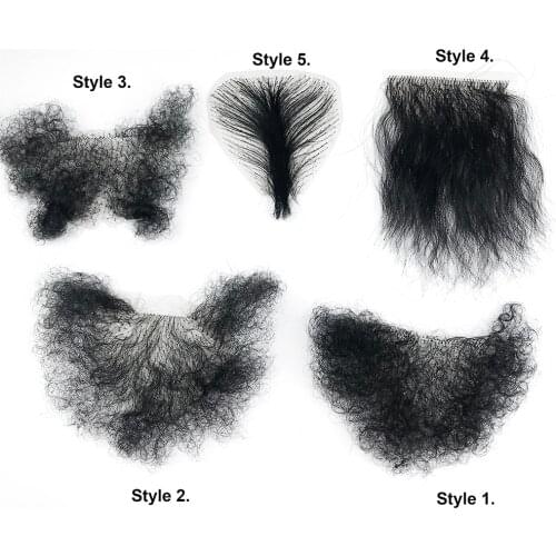 Pubic Hair For Silicone Vaginal False Pubic Hair Patch Sticker Body Hair Realistic Love Doll Accessories