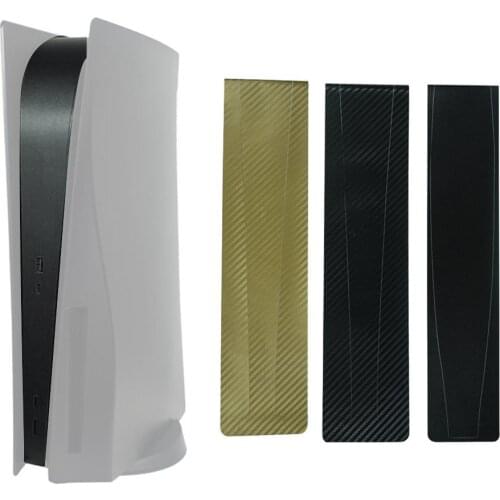 For PS5 Disk Edition Carbon Fiber Skin Sticker Decal Cover For PlayStation 5 Console Center Skin Sticker Anti-Scratch Dustproof
