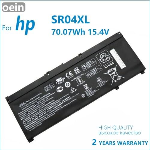 Oein Genuine SR04XL SR04 Battery for HP OMEN 15-CE 15-CB 15-CE015DX 15-CB014ur TPN-Q193 TPN-Q194 TPN-C133 HSTNN-DB7W 917724-855