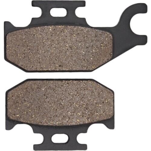Cyleto Motorcycle Front Left and Rear Brake Pads for CAN-AM Outlander Max 800 R XT 2009-2010 Renegade 800 X 4X4 EFI 2008