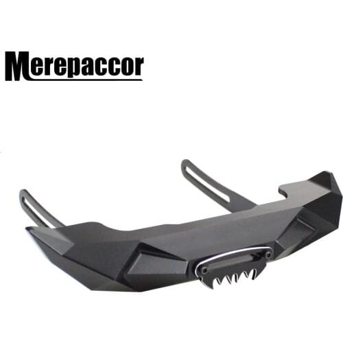 MEREPACCOR Aluminium alloy Blade Front Bumper for 1/10 RC Crawler Defender Axial SCX10 SCX10 II