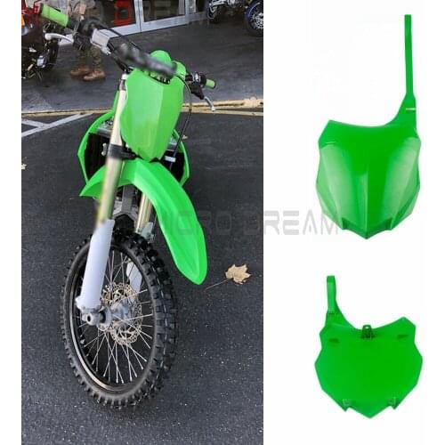 2013-2016 Motocross Front Number Plate For Kawasaki KX250F Dirt Bike Name Plate Panel Plastic Fairing For Kawasaki KX450F MX