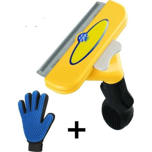 Pet Combs Gloves Dog Grooming Brush Professional Grooming Rake Removing Undercoat Brushing Tool pet grooming