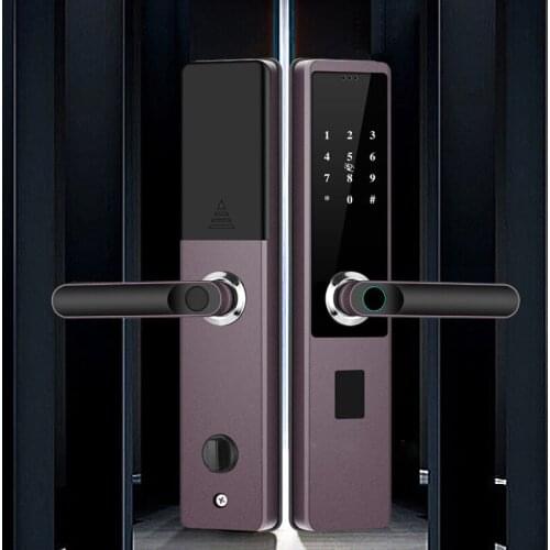 Smart Door Lock Fingerprint Door Lock Intelligent Touch Screen Digital Lock Password Biometric Lock Electronic