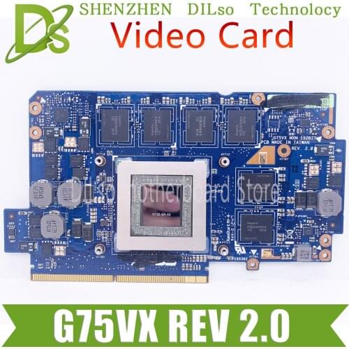 KEFU N13E-GR-A2 VGA For ASUS G75VX Laptop Graphics card GeForce GT670MX with 2GB Test original