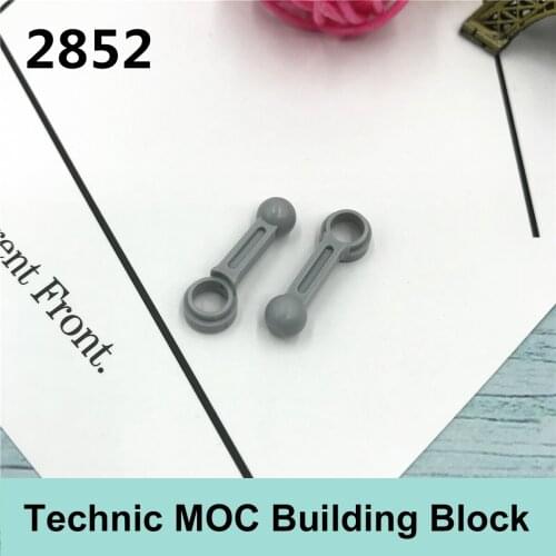 10PCS Technology Building Blocks Parts Compatible with Major Brand Tech Moc Parts 2852 6000018 Piston Rod Gifts Toys