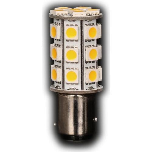 1156 BA15S 1142 Base 27SMD LED Replacement Bulb For RV Camper SUV MPV Car Turn Signal Bulb Tail Light Backup Lamps DC10-30V
