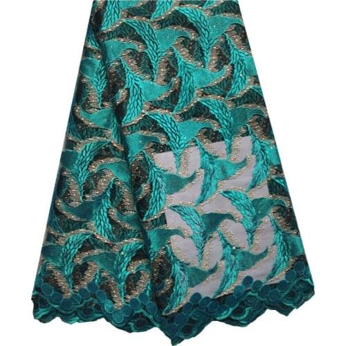 2018 Newest French Nigerian Lace Fabrics High Quality Tulle African Lace Fabric Wedding African French Net Lace For Party 1341