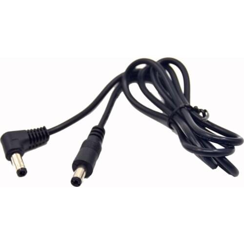 5.5mm * 2.5mm male to 5.5mm * 2.1mm male DC connector interface conversion cable for vitesun 12V-24V step-down cable