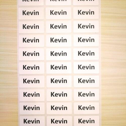 White Waterproof Personal Office Supplies Tags Labels Children Scrapbooking School Stationery Stickers Custom Stickers