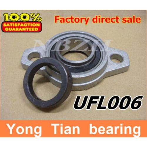 Free shipping 30 mm caliber zinc alloy rhombus bearing housing UFL006 Spherical ball bearing (With eccentric sleeve)