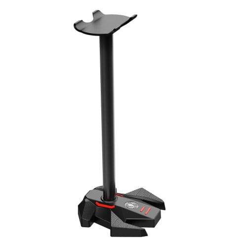 PLEXTONE GP200 Headphone Stand Headset Holder with Aluminum Supporting Bar Flexible Headrest Stand