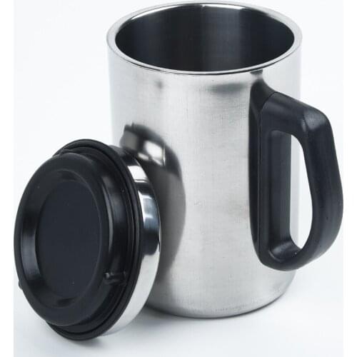 Stainless Steel Travel Mug Insulated Coffee Cup Portable Water Simple Temperature Tea Cup 350ml 500ml Gift