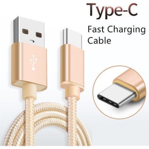 For USB Type C Magnetic Cable 1M Nylon Magnet Charger Mobile Phone Charing Cable For XiaoMi Huawei Samsung Meizu Letv
