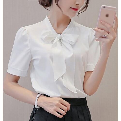 Блузки с бантом Manubeau China At AliExpress