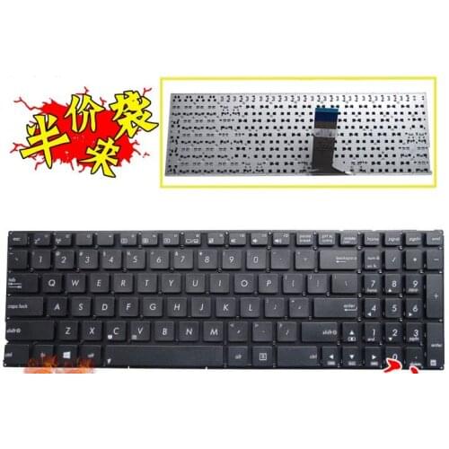 New Laptop Keyboard for ASUS K555Z X550D K555D X550DP K550D US Layout Black