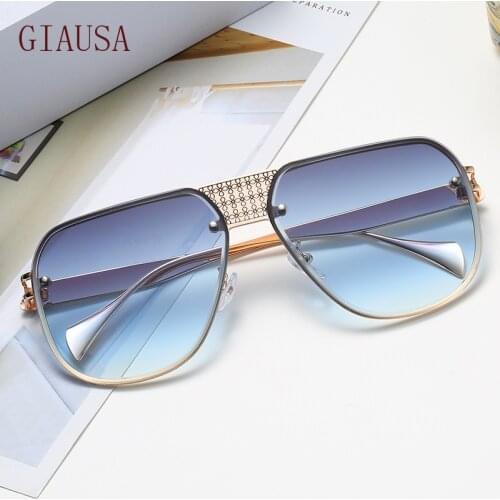 GIAUSA New mens Metal Sunglasses fashionable toad glasses fashion trend personalized driving Sunglasses night vision glasses