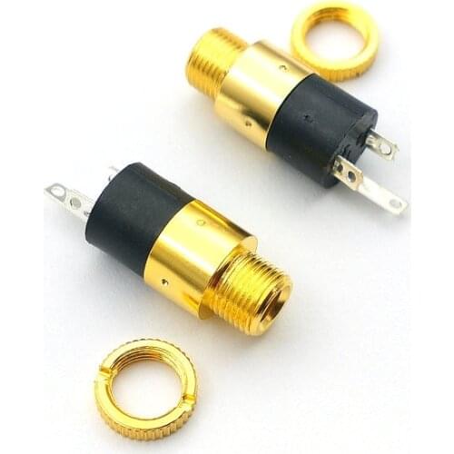 6pcs 3.5MM socket Stereo Female Socket Jack with Screw 3.5 Audio Video Headphone Connector