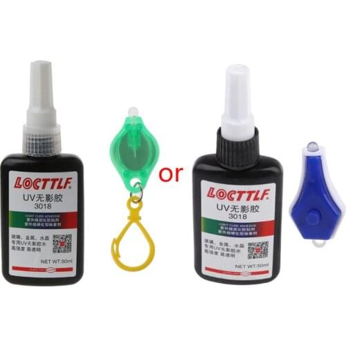 UV Light 50ml UV Glue UV Curing Adhesive Transparent Crystal Glue Glass Adhesive L69A