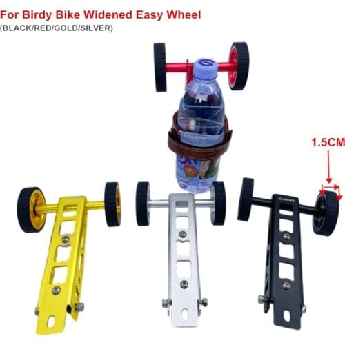 Litepro For Birdy Bike Easy Wheel Push Parking Rack Bracket Bottle Cage Two-In-One Bicycle Widened Push Wheel