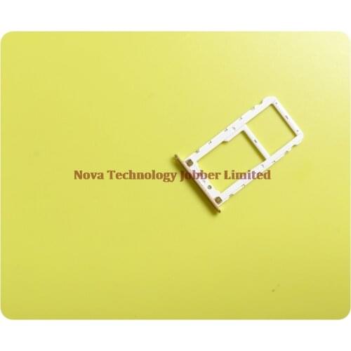 Wyieno 10Pcs/Lot Redmi5 Plus SIM Card Tray Holder Slot Repair Parts For Xiaomi For Redmi 5 Plus SD Tray Adapter Socket Tracking