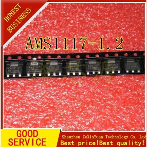 100PCS/LOT AMS1117-1.2 AMS1117 1.2V 1A SOT-223 Voltage Regulato new original