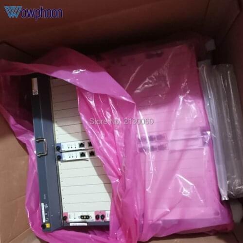 10G HuaWei MA5680T GPON EPON OLT with Chassis + 2*SCUN + 2*X2CS + 2*PRTE ftth Optical Line Terminal