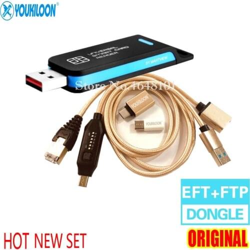 2021 NEW Original EFT Pro2 Dongle / EFT+FTP Key 2 IN 1 DONGLE + (UMF) ALL BOOT CABLE + FTP Unlimited download