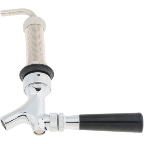Draft Beer Faucet Shank with Chrome Plating for Kegerator Tap 95mm
