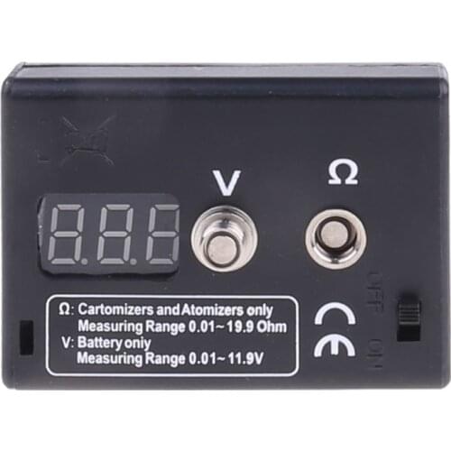 Digital LED Ohm Meter Resistance Reader Voltage Tester