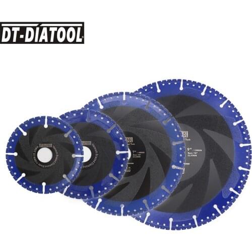 DT-DIATOOL Vacuum Brazed Diamond Demolition Saw blade Cutting Disc Multi Purpose Rescue Blade For Cast Iron Steel Metal Plastic