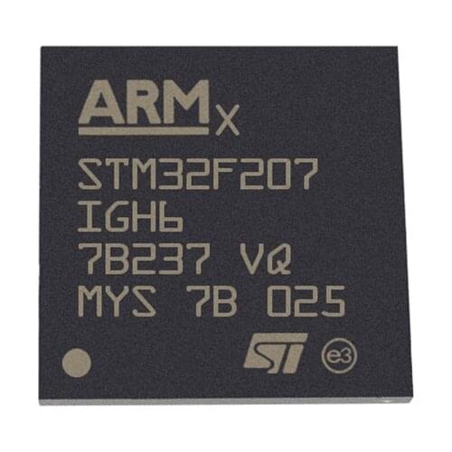 Electronic Components MCU 32bit ARM Cortex M3 RISC 1MB Flash 2.5v3.3V 201Pin UFBGA Tray STM32F207IGH6
