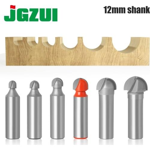 1PC 12mm Shank Core Box Router Bit - 1/4 Radius For Woodworking Cutting Tool