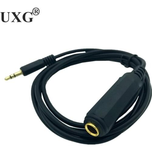 3.5 mm Audio Plug Extension Conversion Cable Stereo 3.5mm male to 6.5MM 6.35mm Female Stereo Cable Adapter for Headphones