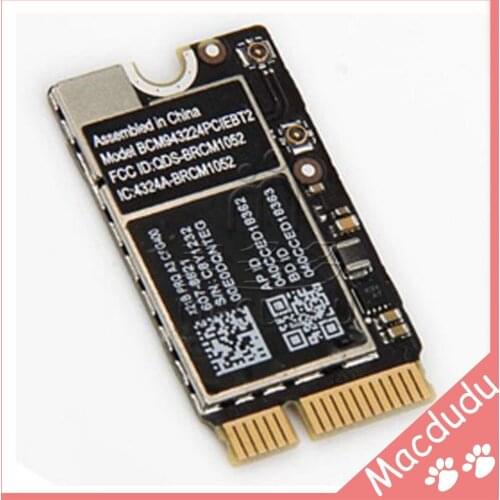 WiFi Bluetooth AirPort Card for MacBook Air 11"A1370 13"A1369 2010-2012 BCM943224PCIEBT2 *Verified Supplier
