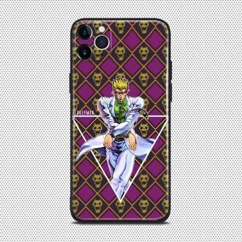 Yoshikage Kira jojo anime For iPhone se 6 6s 7 8 plus x xr xs 11 pro max soft silicone phone case cover shell