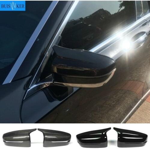 New Carbon Fiber Rearview Mirrors Cover Cap Fit for BMW 5 Series G30 G38 7 Series G11 G12 2017-2020
