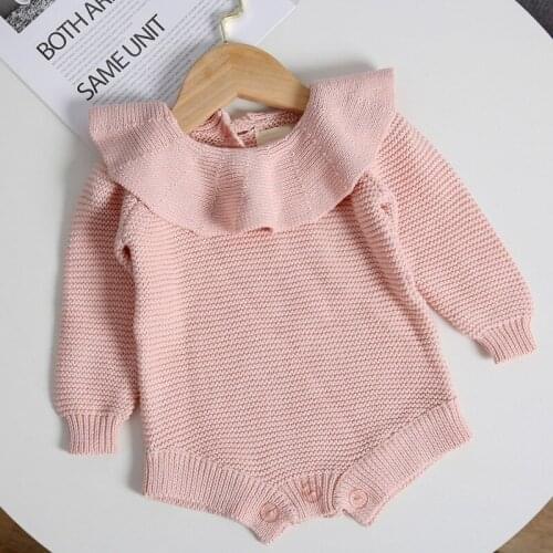 Newborn Baby Girls Boys Clothes Baby Knitting Rompers Cute Overalls Infant Baby Girl Sleeveless Romper Jumpsuit