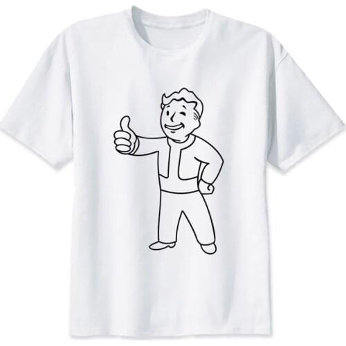 Pip boy T shirt Hip Hop Style New Original Design T-shirt Cool Fashion Men tshirt Color MR2894