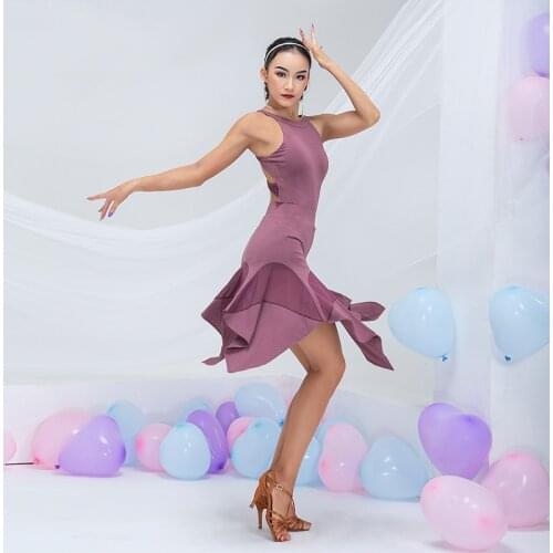 Latin dance dress latin shoes top ballroom dance costume for girls samba dance dress shoes tassel latin dress skirt dance dress