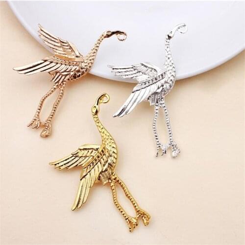 SIXTY TOWFISH 10 Pieces DIY Jewelry Accessories Alloy Ancient Retro Style Materials Bird Charms