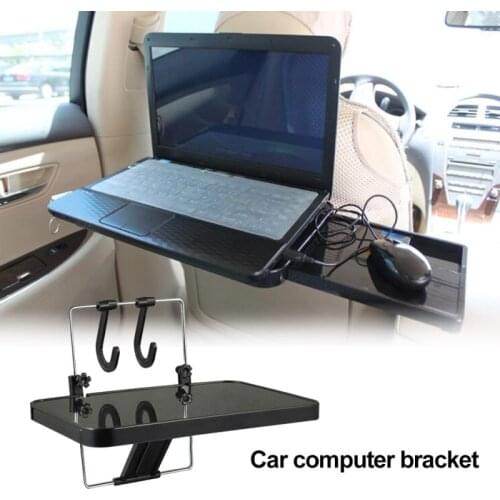 Portable Foldable Car Laptop Stand Foldable Car Seat/Steering Wheel Laptop/Notbook Tray Table Food/drink Holder Stand