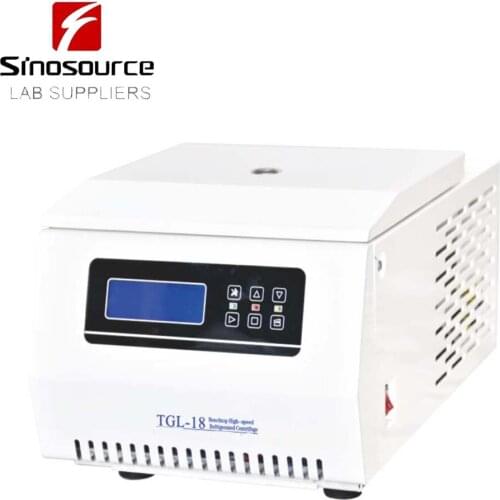 Professional Micro Table-top High Speed Refrigerated Centrifuge Price 18000r/min TGL-18