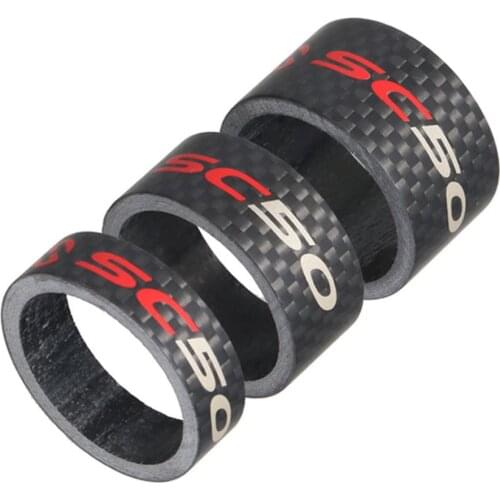 3Pcs/set Full Carbon Bicycle Front Fork Washer Front Headset Spacers 10/15/20mm