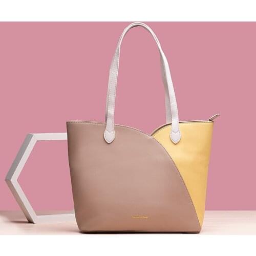 Simple Womens Bag Brand 2021 Splicing Ladies Hand Bags for Women 2021 New Luxury Handbags Bag Woman Luxury Famous Brands