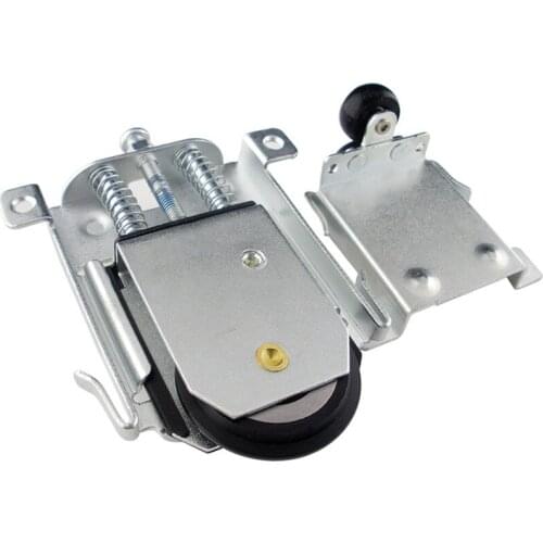 Wardrobe slide door pulley roller wardrobe wheel door single wheel roller anti-jump off track solid wheel wood door slip wheel