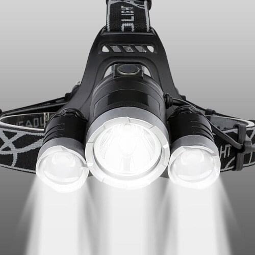 Glare Sensor Headlight Charge Compile Portable Lights Outdoor Emergency Light Waterproof Miners Lamp Camping Searchlight THB533