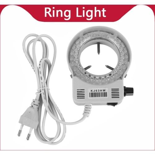 Microscope Illuminator Lamp LED Ring Light For Microscope Excellent Circle Light Industrial Microscope Camera Light Source