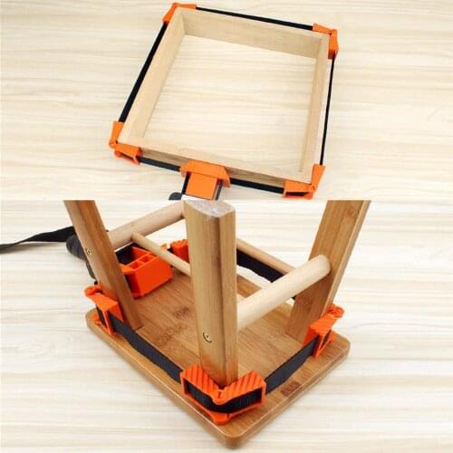 TRANVON 4 Meters Adjustable Multifunctional Nylon Clamp Polygon Carpentry Carton Metal Fixing Fixture